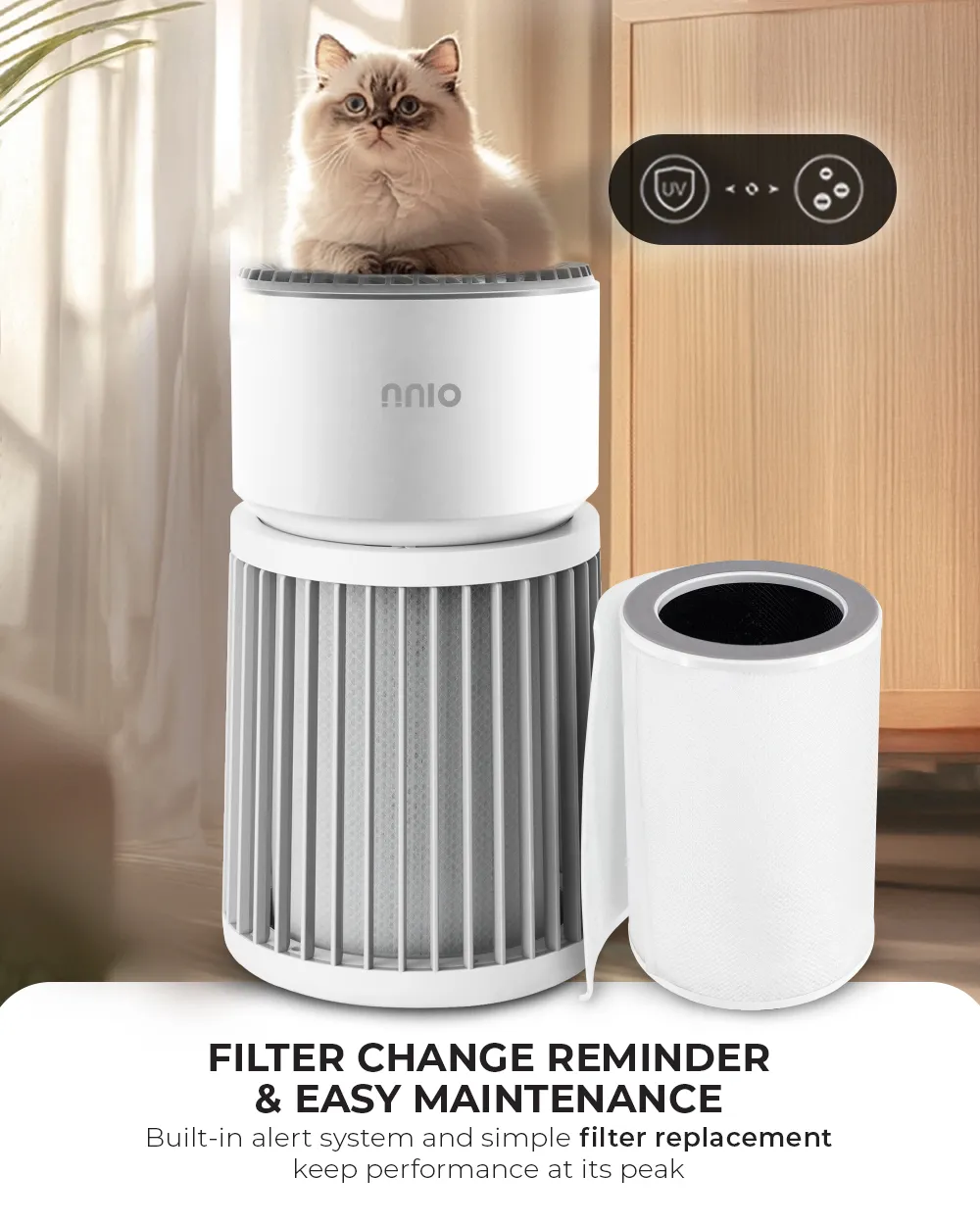 NNIO PET-PRO HEPA-14 Air Purifier for Pets
