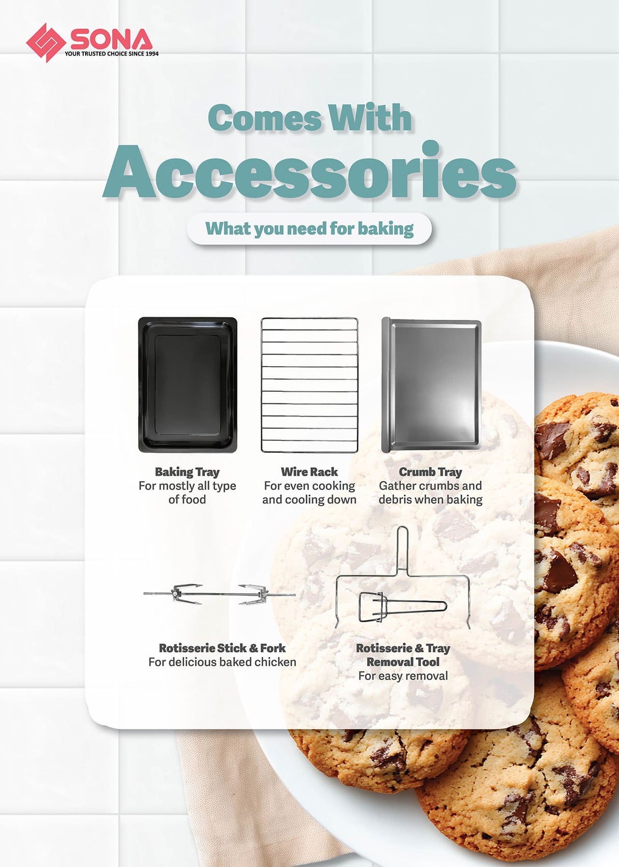 Sona SEO 2233 | SEO2233 Electric Oven 20L