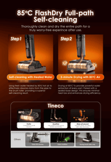 FREE 2 x Cleaning Solution - Tineco Floor One i7 Stretch Steam Smart Wet & Dry Vacuum Cleaner