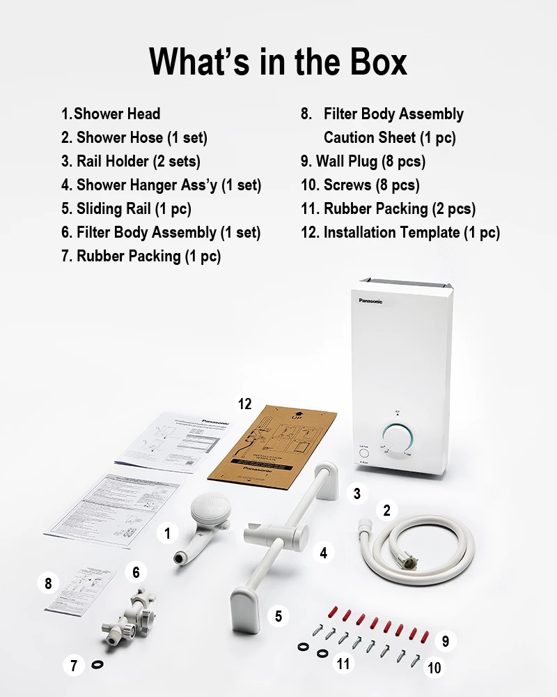 Panasonic DH-3VS1SW V Series Instant Water Heater