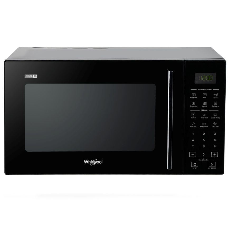 Whirlpool MWP298BSG Freestanding Convection Microwave Oven Combi with AirFry 29L