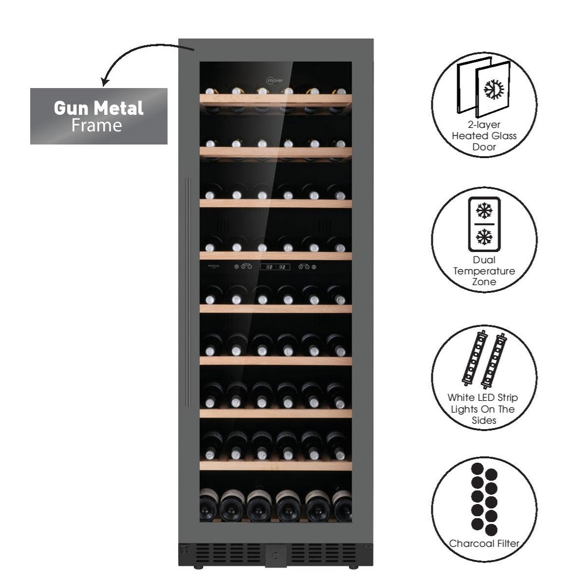 Mayer MMWC94GM Wine Chiller 94 Bottles