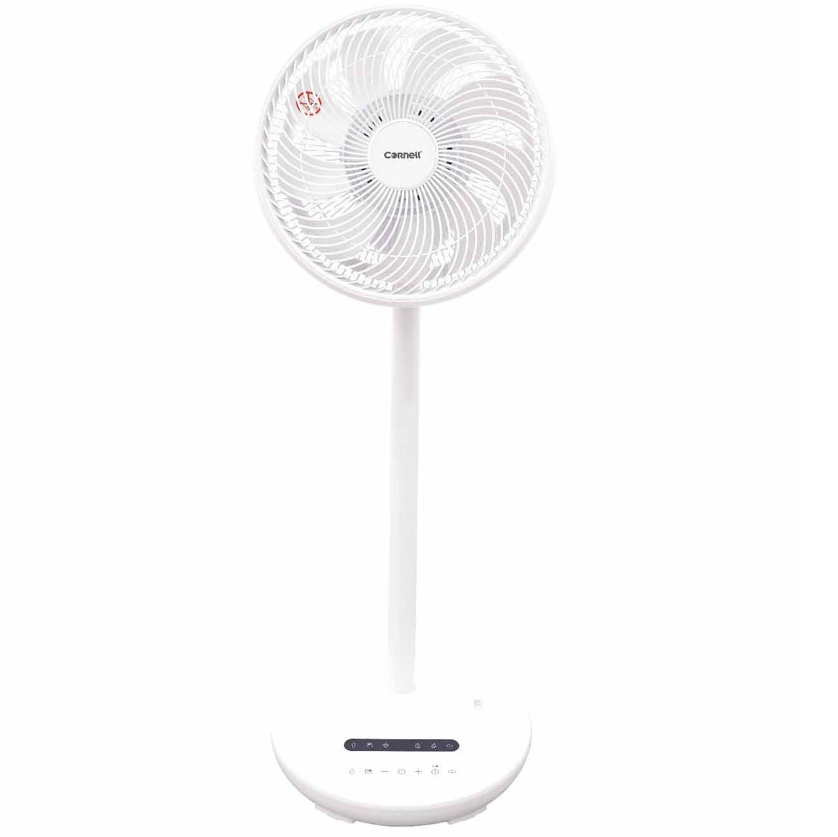 Cornell CEDC12WH Remote DC Circulation Stand Fan 12 Inch