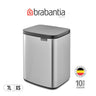 Brabantia Bo Waste Bin BBT 222900 | 222924 | 222962 7L