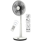 Mistral MLF3508DR DC Motor Slide Fan W/Remote 14 Inch