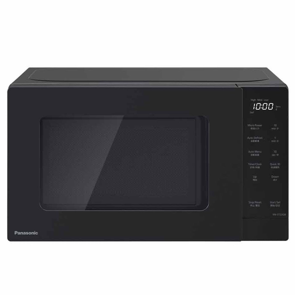 Panasonic NN-ST22QBYPQ Solo Microwave Oven with 10 Pre-Programmed Auto Menus 20L