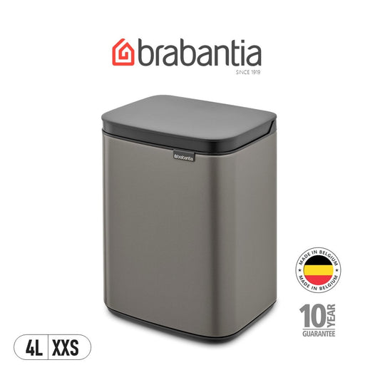 Brabantia BBT 222504 Bo Waste Bin Platinum 4L