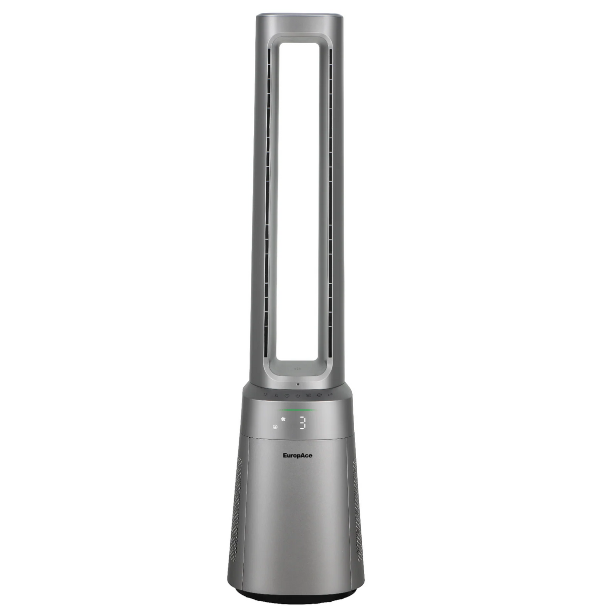Europace EBFZ10GM Air Purifying Tower Bladess Fan, H13, 10 speed setting, 3 wind modes, 12H Timer, Remote Control, DC Motor, Real Time Air Quality Indicator