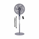 Mistral MSF1612DR-GY DC Stand Fan With Remote 16 Inch
