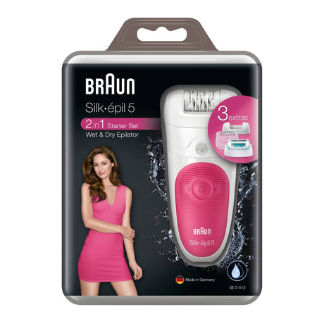 Braun SE5513 Silk epil 5 Wet & Dry Epilator Hair Removal