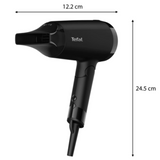 Tefal HV1841 Express Style Hair Dryer Dual Voltage – 110V, 220V, 1900W, Ultra Light, Moving Air Nozzle, 2 Speeds