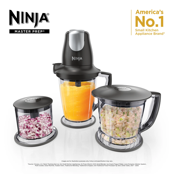 Ninja QB1004SM Master Prep Food Processor 500W