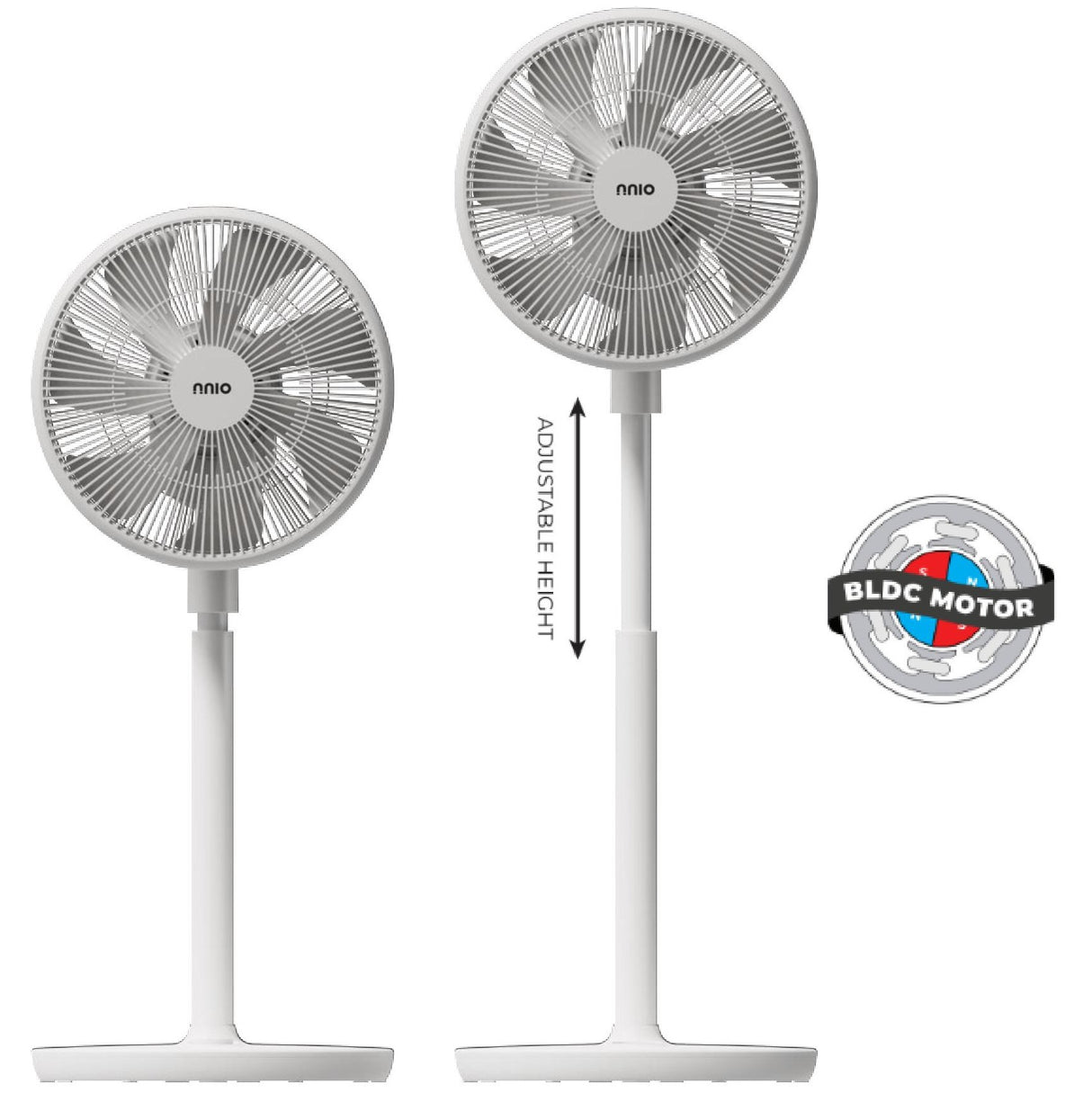 NNIO N1400DCSFR Remote BLDC Stand Fan 14 Inch