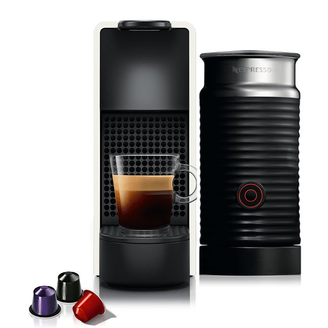 Nespresso Essenza Mini with Aeroccino Bundle - Free $10 Coffee Voucher + Capsules