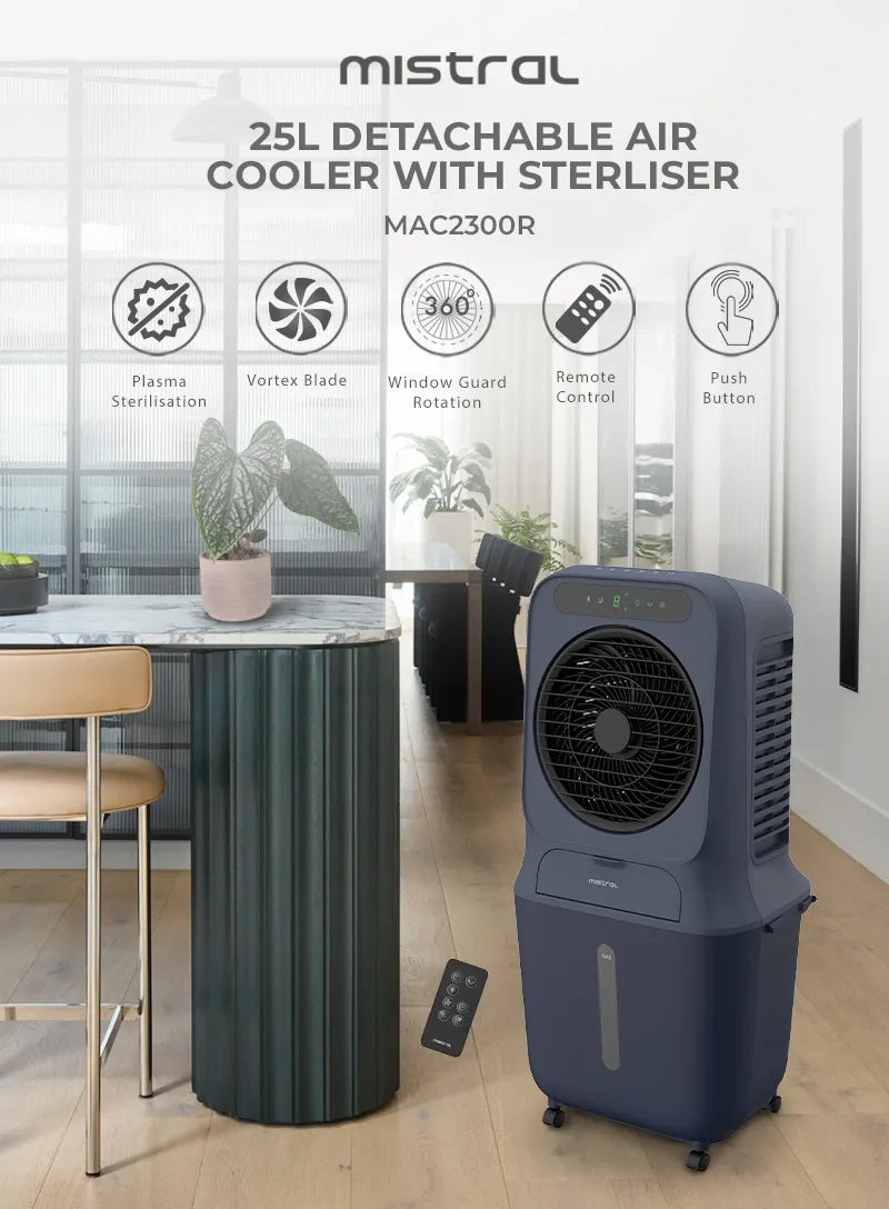 Mistral MAC2300R Detachable Air Cooler with Steriliser 25L