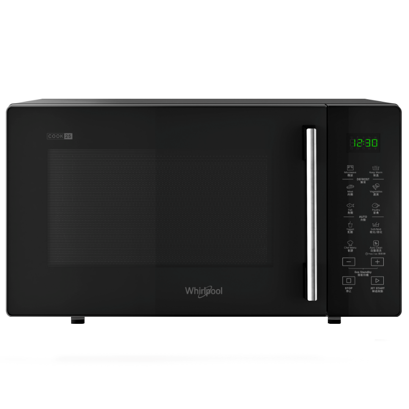 Whirlpool MS2502B Solo Freestanding Microwave Oven 25L