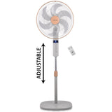 Mistral MSF1653DR-WG DC Stand Fan With Remote 16 Inch
