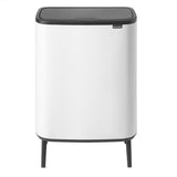 Brabantia Bo Touch Bin Hi with 2 Inner Bucket, 2 x 30 Litres -  BBT 130601 | BBT 130625