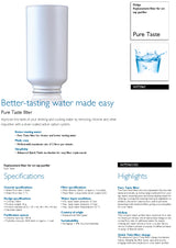 Philips WP3961 Replacement filter for on tap purifier