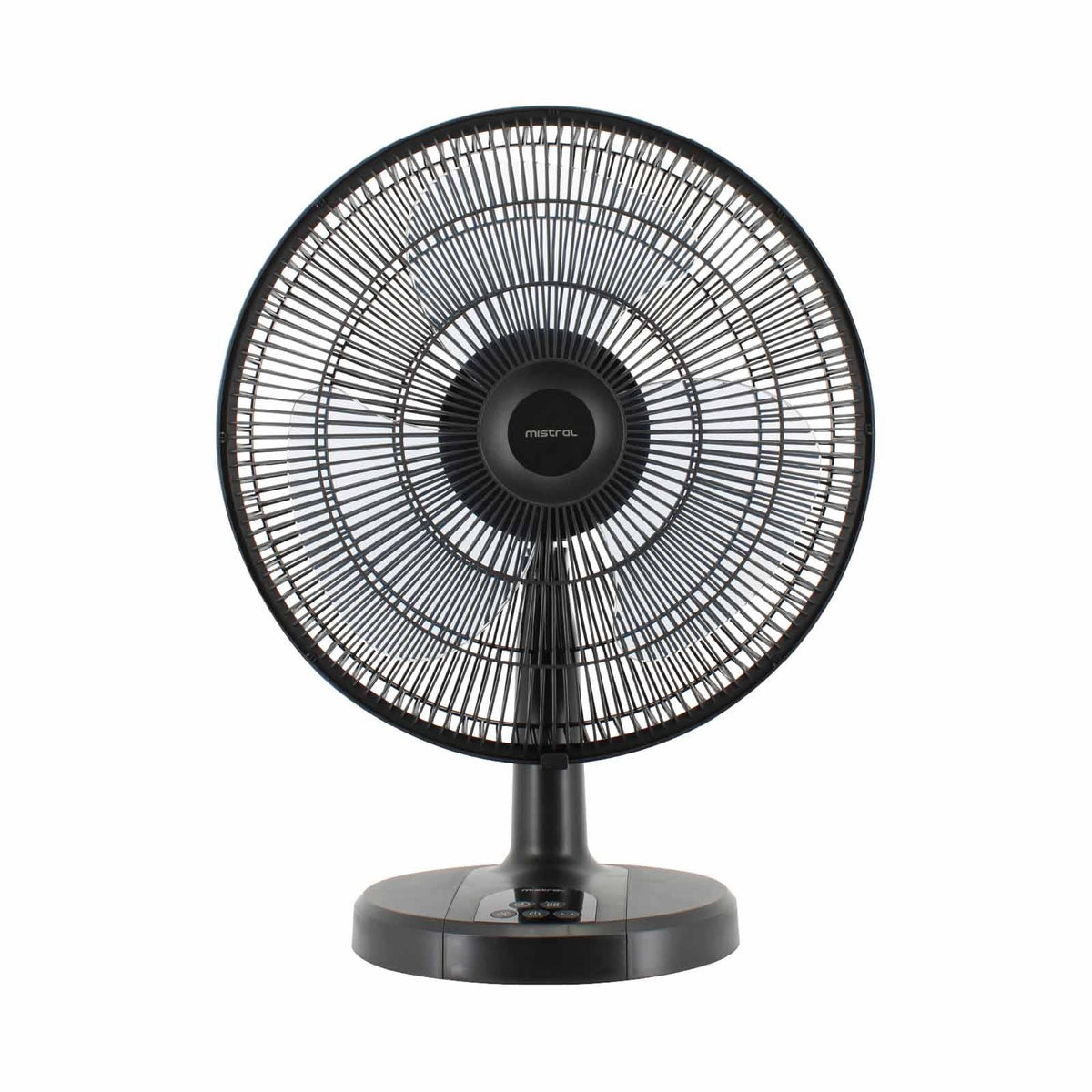 Mistral MTF1697DR Matt Black Gen 1 DC Table Fan with Remote 16 Inch ...