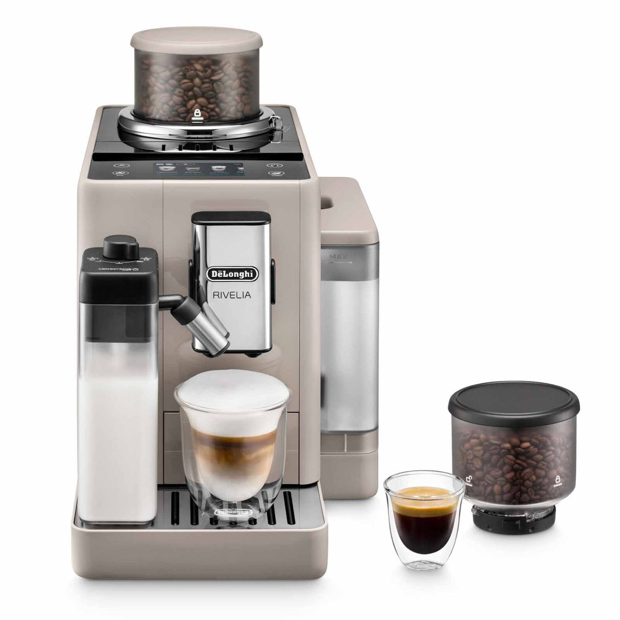 Delonghi EXAM440.55.BG Rivelia Sand Beige Automatic Coffee Maker 1450W