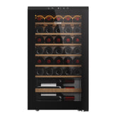 Mayer MMWC34BCS Wine Chiller Triple Glass with Anti-UV 34 Bottles