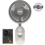 NNIO N1000DCWFR Remote DC Wall Air Circulator Fan 10 Inch