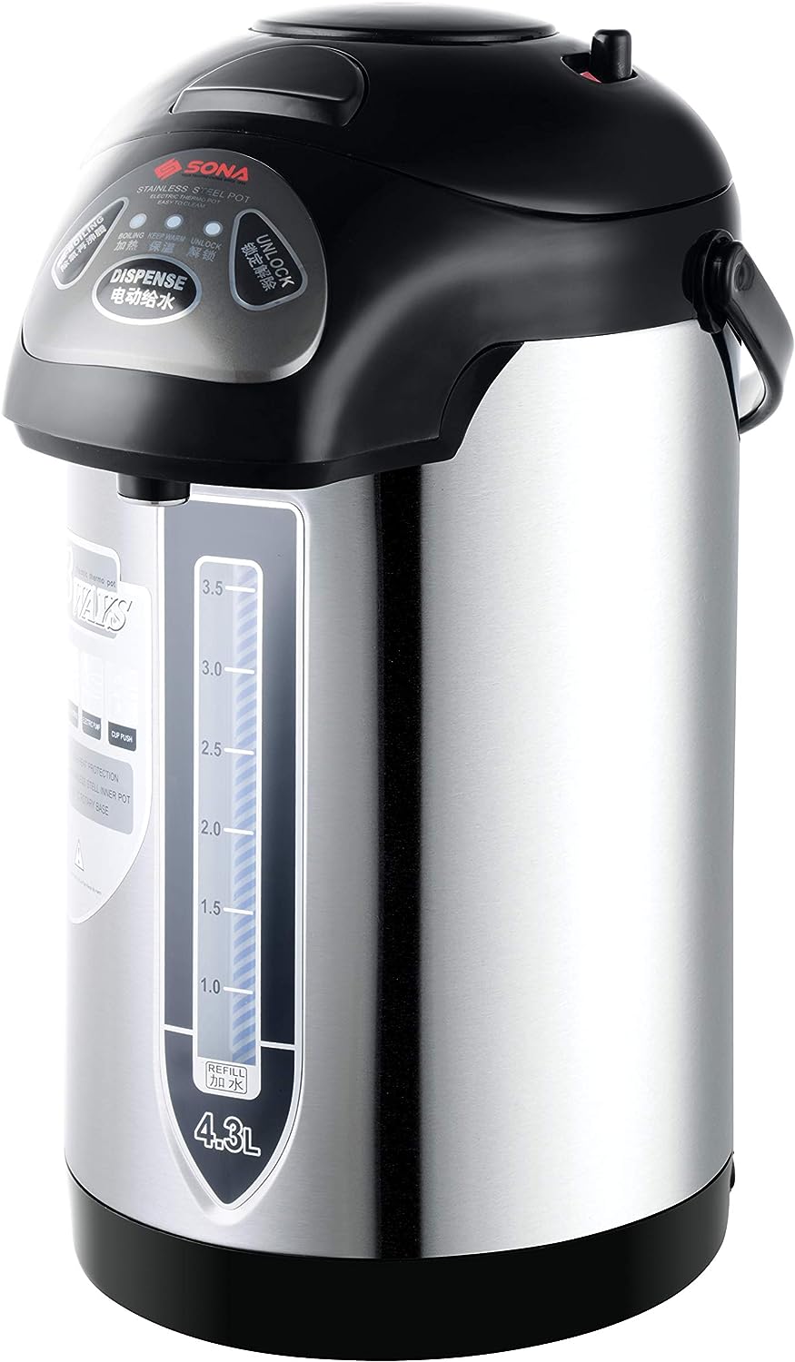 Sona SAP 918 Electric Airpot 4.3L