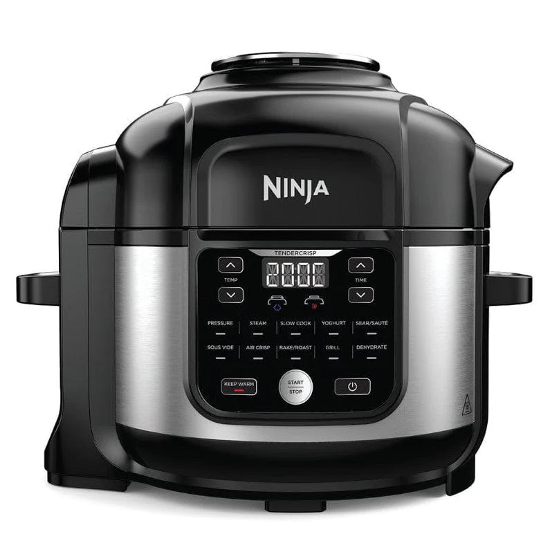 Ninja OP350 Foodi 11 in 1 Multi cooker in one pot, Pressure cooker, Bake, Roast, Dehydrate, Slow Cooker, Air Fryer, Grill, Sear/Saute, Steam, Sous Vide, Yogurt maker & More, with 6L Capacity and Recipe Book