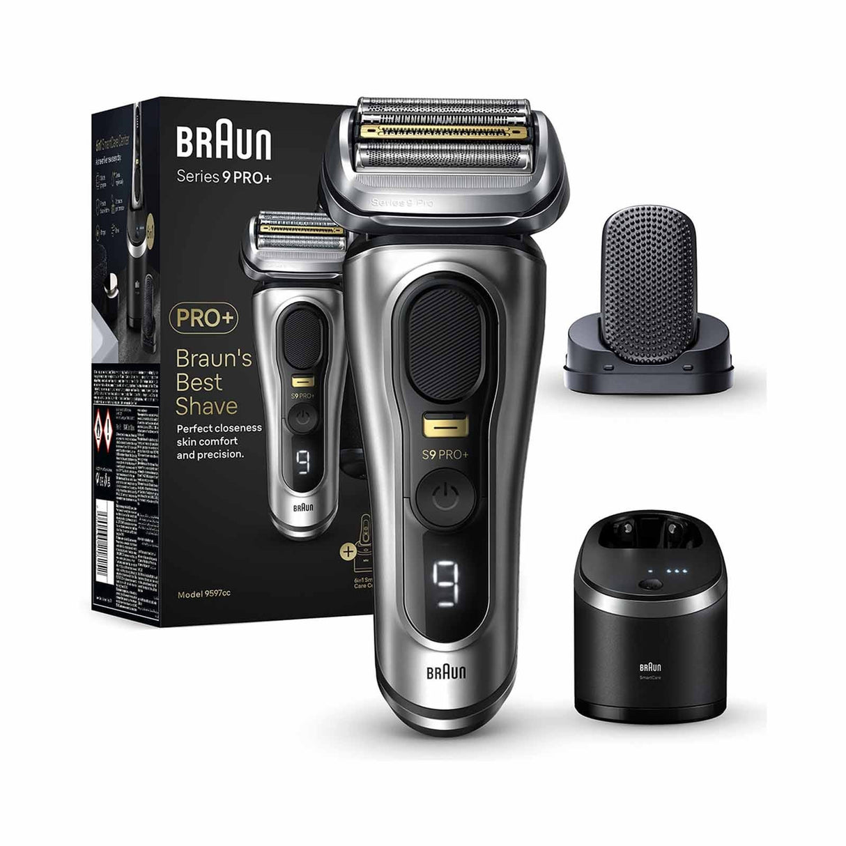 Braun 9597CC Series 9 PRO+ Electric Shaver with 6-in-1 Smartcare Center