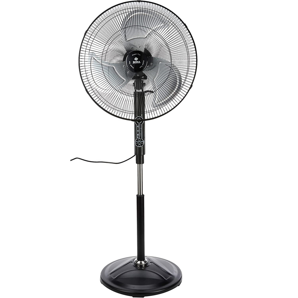 Sona SSOR 6075 Remote Power Stand Fan 20 Inch