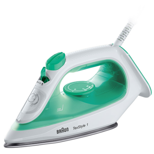 Braun SI1040GR TexStyle 1 Steam Iron Green