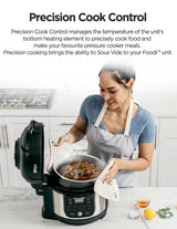 Ninja OP350 Foodi 11 in 1 Multi cooker in one pot, Pressure cooker, Bake, Roast, Dehydrate, Slow Cooker, Air Fryer, Grill, Sear/Saute, Steam, Sous Vide, Yogurt maker & More, with 6L Capacity and Recipe Book