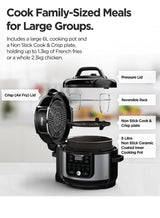 Ninja OP350 Foodi 11 in 1 Multi cooker in one pot, Pressure cooker, Bake, Roast, Dehydrate, Slow Cooker, Air Fryer, Grill, Sear/Saute, Steam, Sous Vide, Yogurt maker & More, with 6L Capacity and Recipe Book