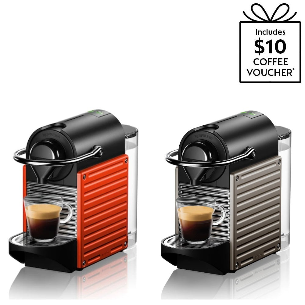 Nespresso C61 Pixie Coffee Machine + Free $10 Coffee Voucher and Capsules