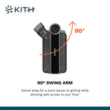 KITH SBG-TR-B1 Smokeless Mini Duo Grill (Touch Control) - Duo-Heatwave Technology | Patented