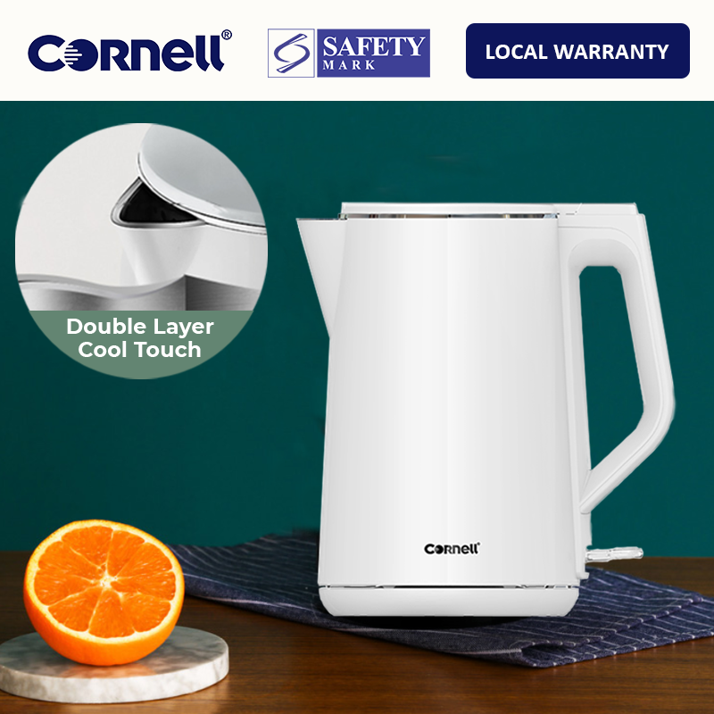 Cornell CJKE150SSW Cordless Kettle 1.5L