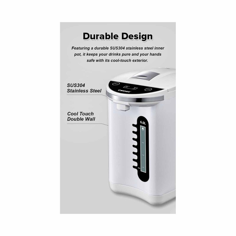 Cornell CTP-S60WH Thermo Pot 6L