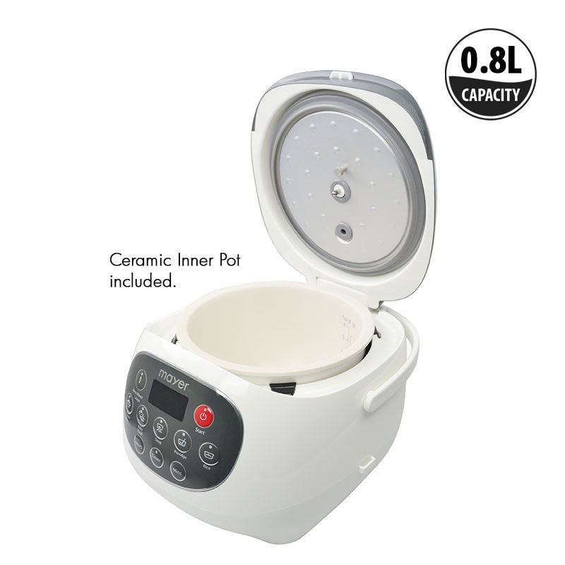Mayer MMRC20 Rice Cooker with Ceramic Pot 0.8L