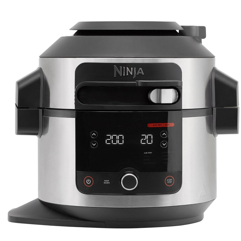 Ninja OL550 Foodi 11 in 1 SmartLid Multi cooker in one pot with 6L Capacity and Recipe Book