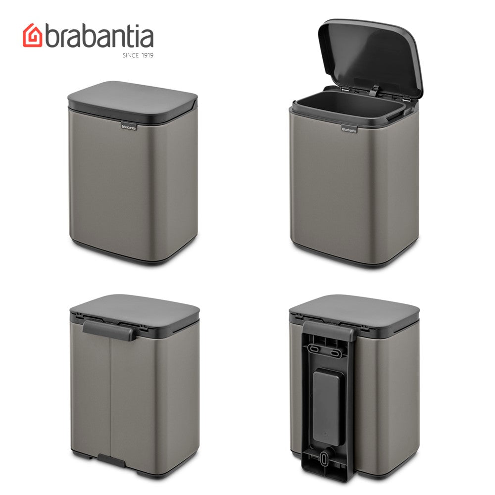 Brabantia BBT 222504 Bo Waste Bin Platinum 4L