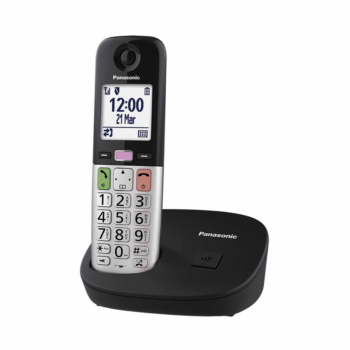 Panasonic KX-TGU410CXB Single Digital Cordless Phone with a large 2.1-inch Display