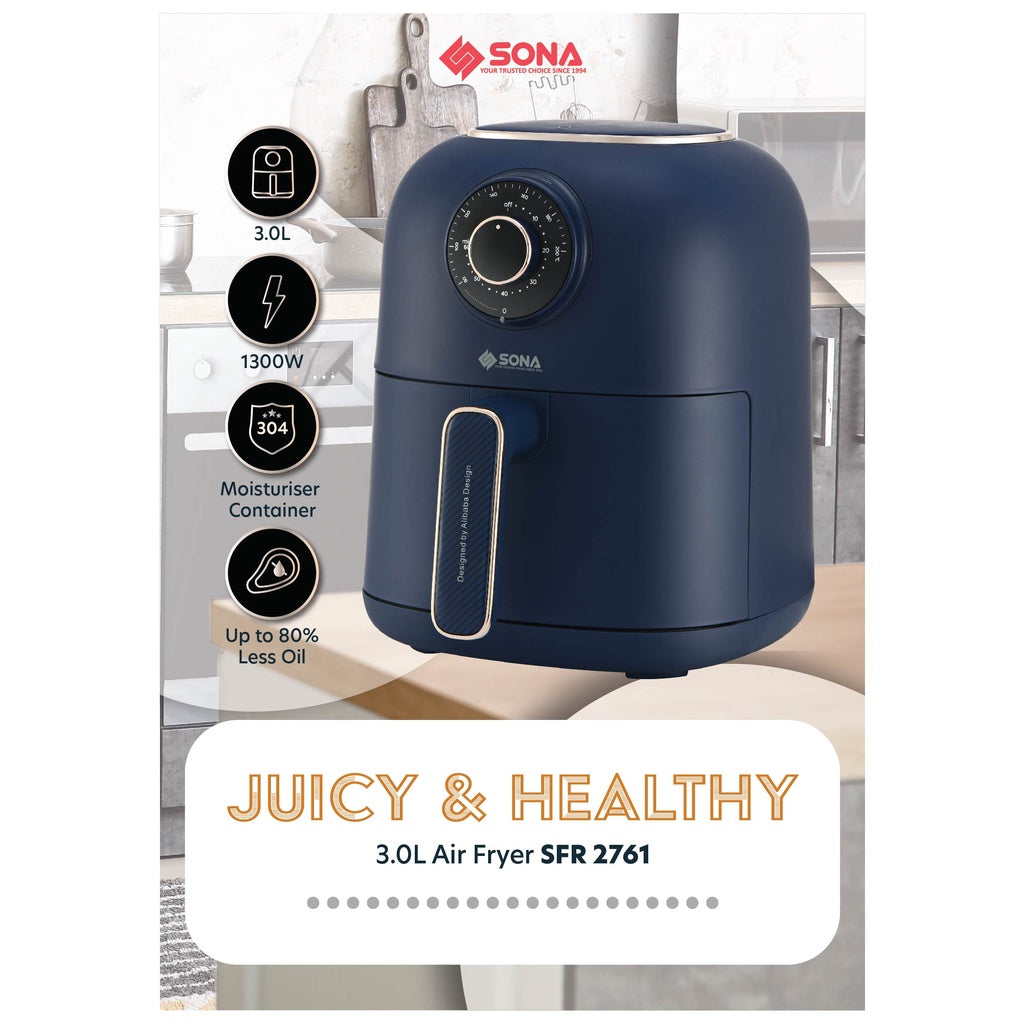 Sona SFR 2761 Air Fryer 3.0L