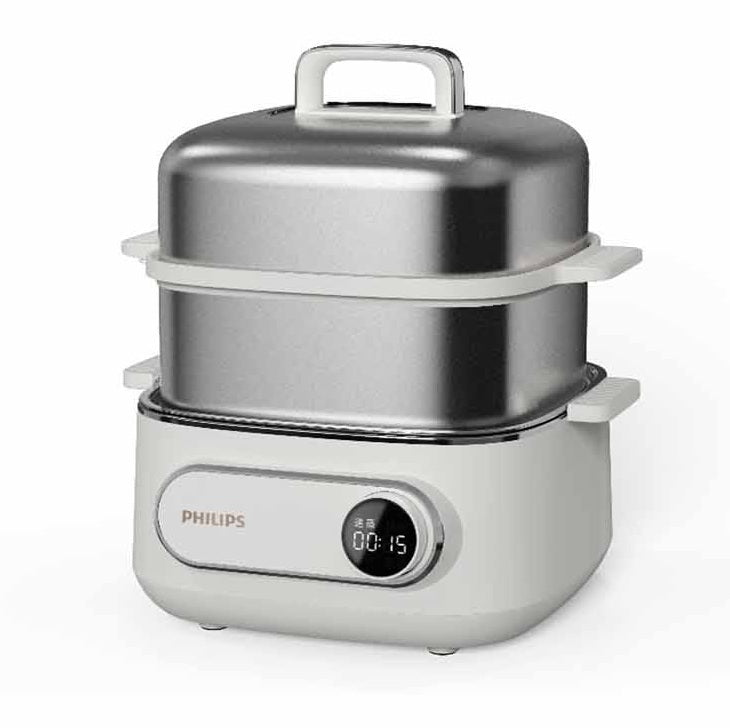 Philips HD3300/20 3000 Series Electric Steamer - 2 x 3L steamers + 2.6L hot pot