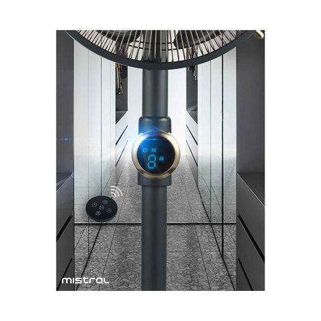 Mistral MMSF12R Remote DC Metal Stand Fan 12 Inch