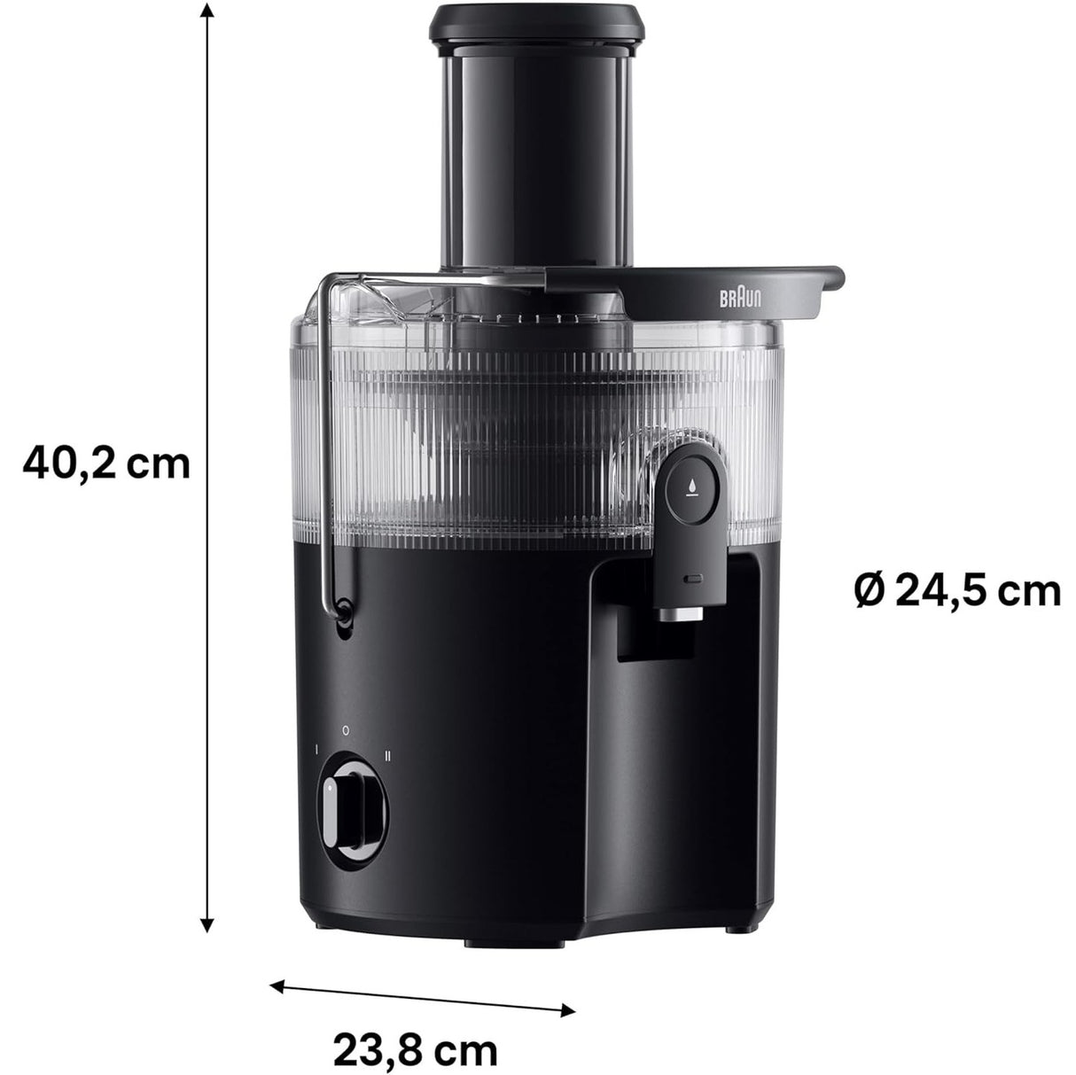 Braun SJ5000 MultiJuice 5 Spin Juicer Centrifugal juicer, ColdXtract,FastXtract, 75mm Feed Opening 800W