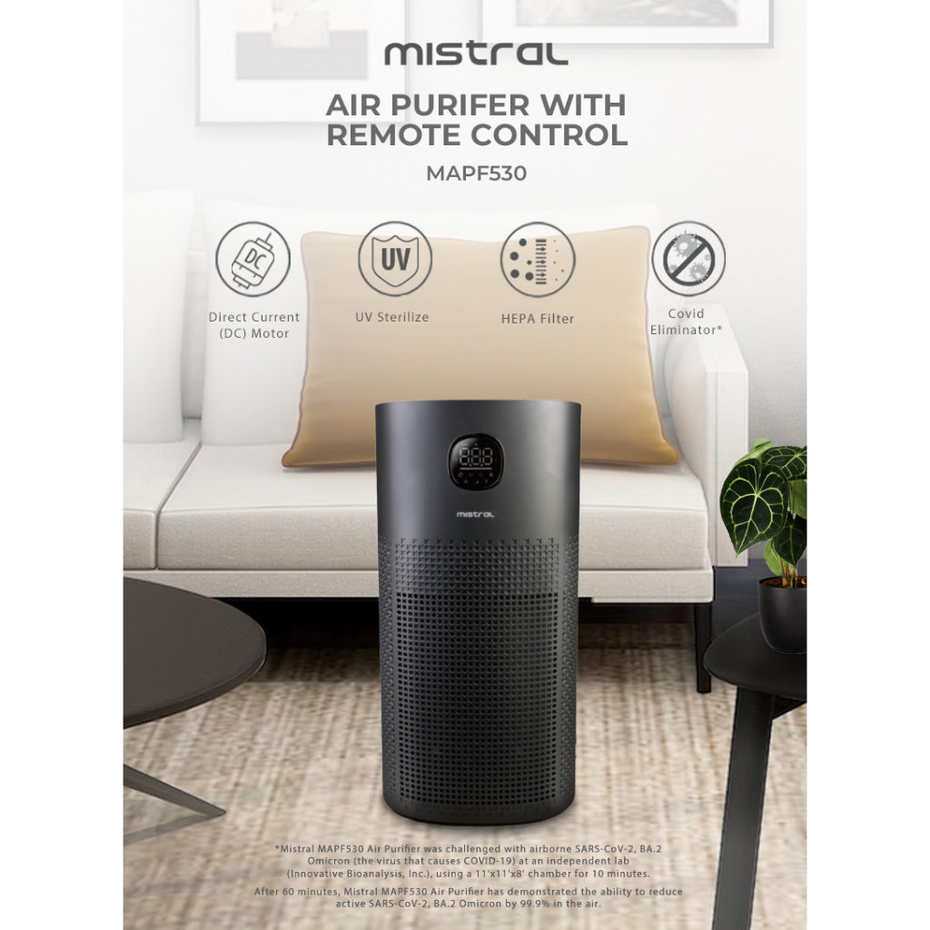 Mistral MAPF530 Air Purifier with Remote Control