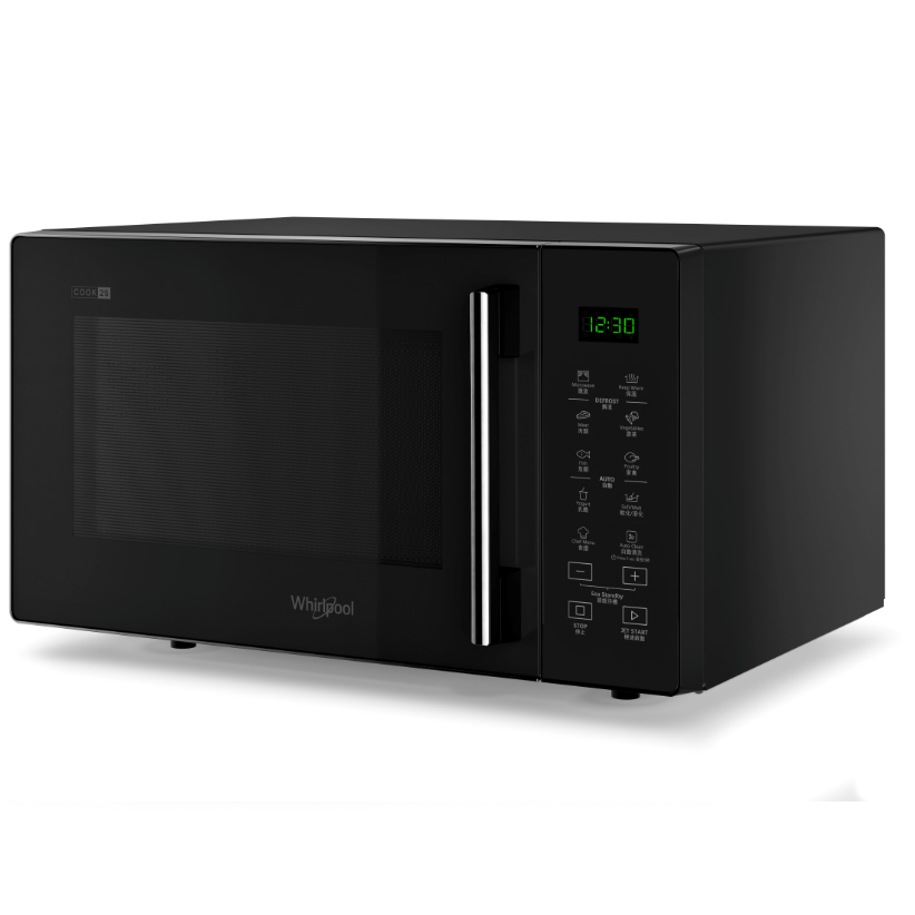 Whirlpool MS2502B Solo Freestanding Microwave Oven 25L