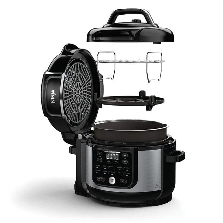 Ninja OP350 Foodi 11 in 1 Multi cooker in one pot, Pressure cooker, Bake, Roast, Dehydrate, Slow Cooker, Air Fryer, Grill, Sear/Saute, Steam, Sous Vide, Yogurt maker & More, with 6L Capacity and Recipe Book