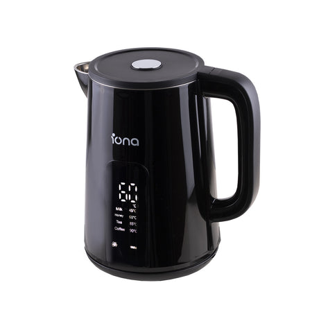 Iona GLK17 Digital Display Cordless Kettle 1.7L